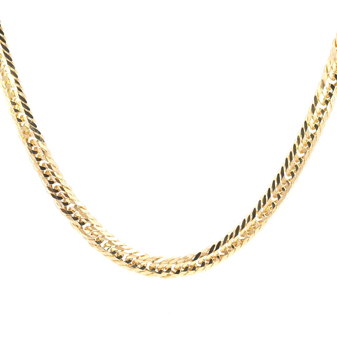 Japan Gold Necklace 14 Cut Yellow Gold 18"